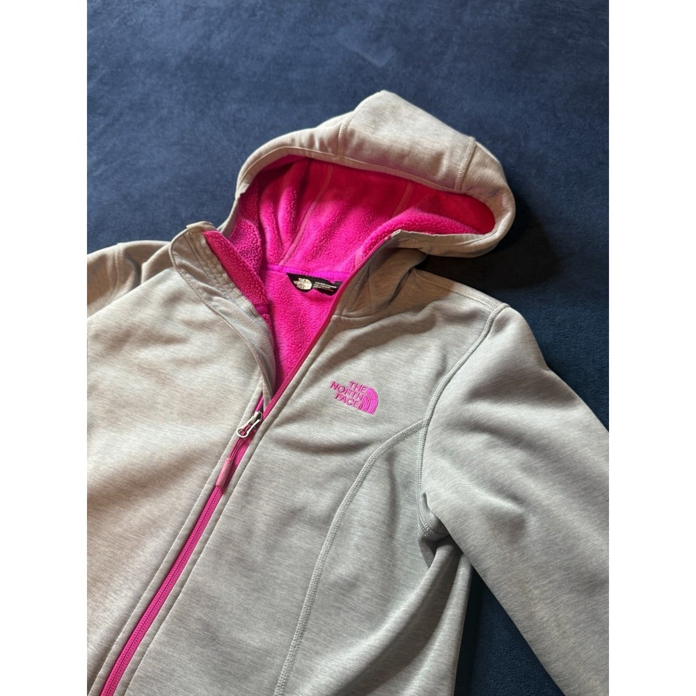 The North Face Haldee Raschel Parka Jacket Womens S Grey Fleece Lined Softshell